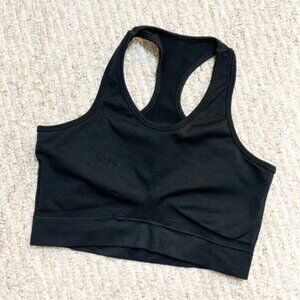 Alphalete Black Aero Seamless Sports Bra Small